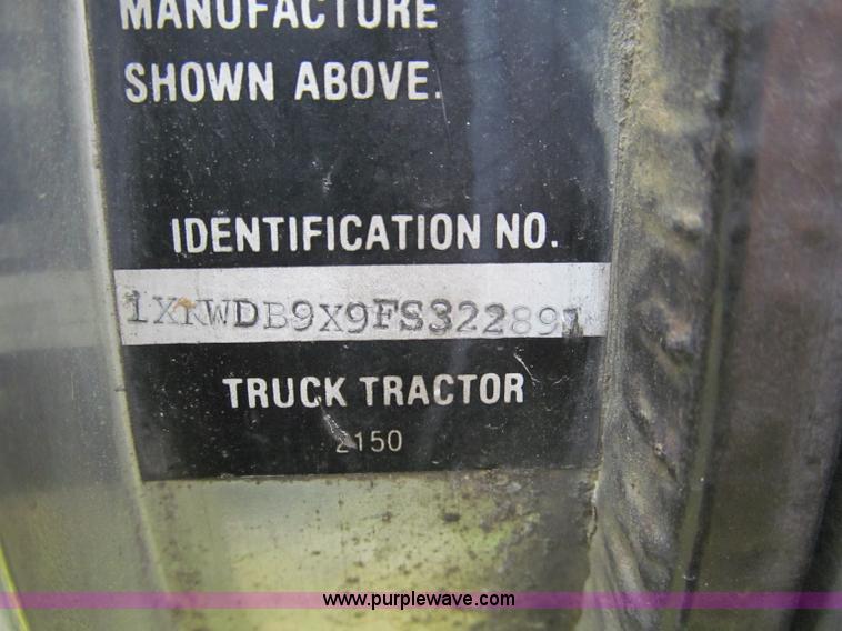 image for item F5102 1985 Kenworth W900 dump truck