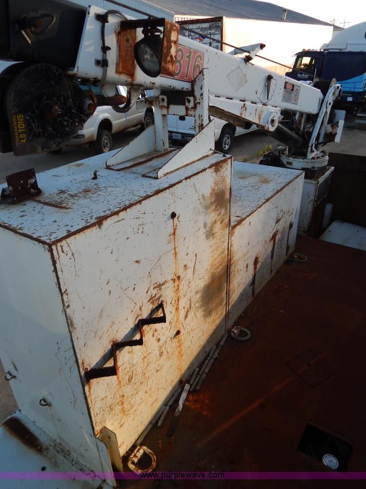 image for item G3221 1999 International 4900 Crew Cab railroad service truck