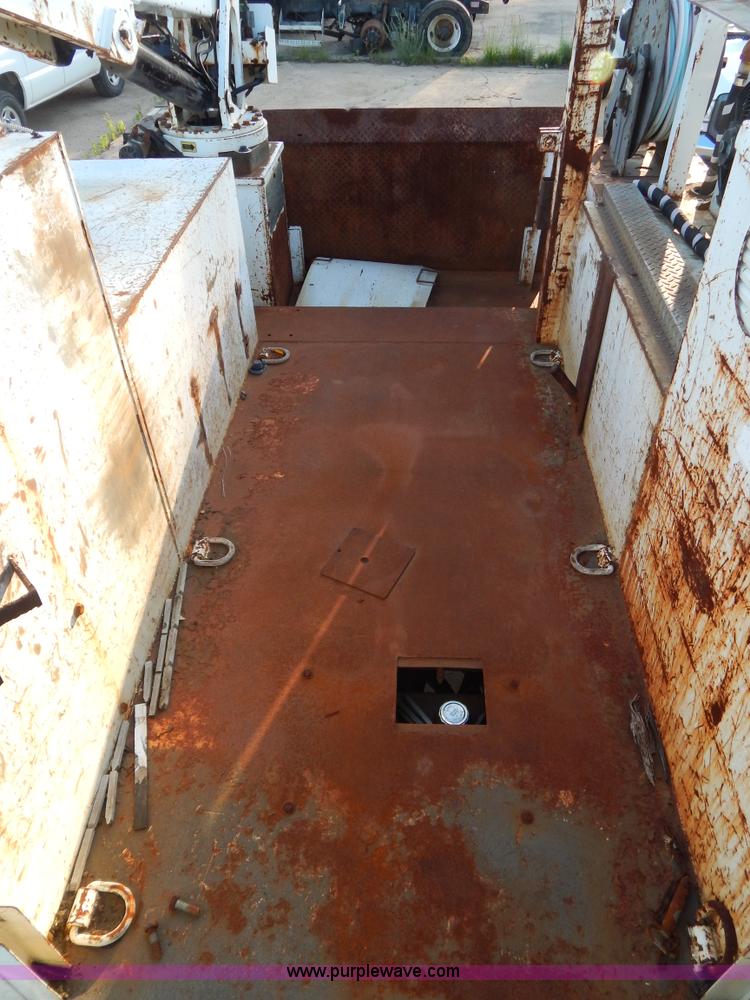 image for item G3221 1999 International 4900 Crew Cab railroad service truck