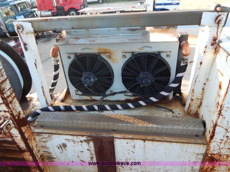 image for item G3221 1999 International 4900 Crew Cab railroad service truck