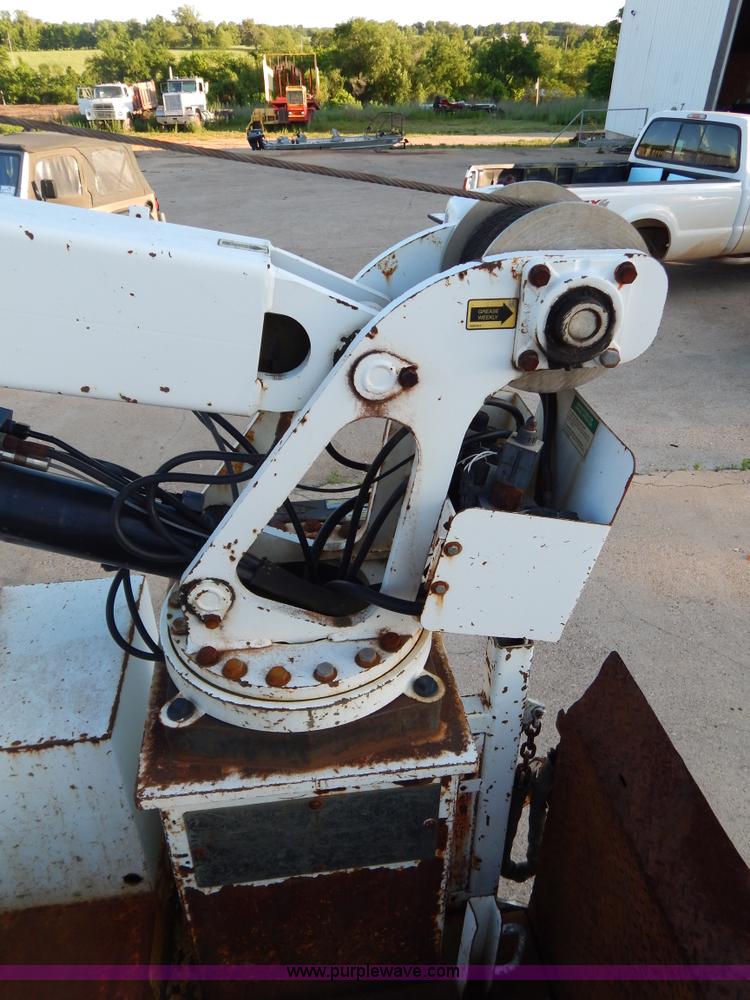 image for item G3221 1999 International 4900 Crew Cab railroad service truck