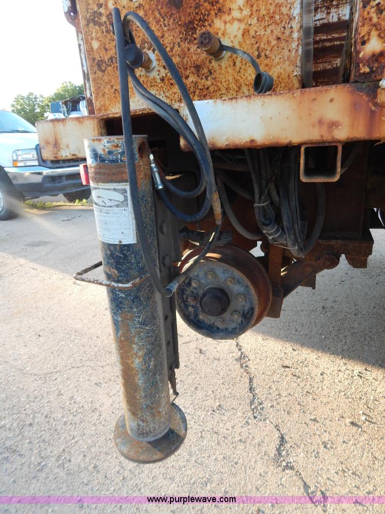 image for item G3221 1999 International 4900 Crew Cab railroad service truck