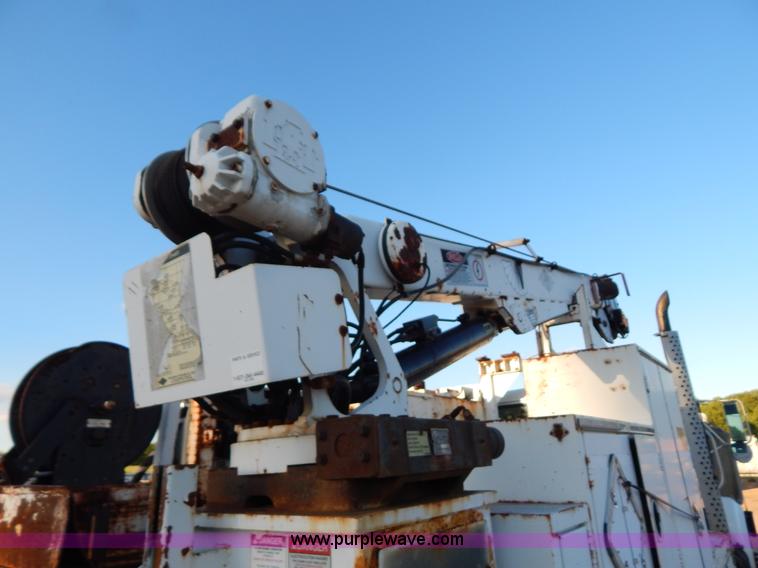 image for item G3221 1999 International 4900 Crew Cab railroad service truck