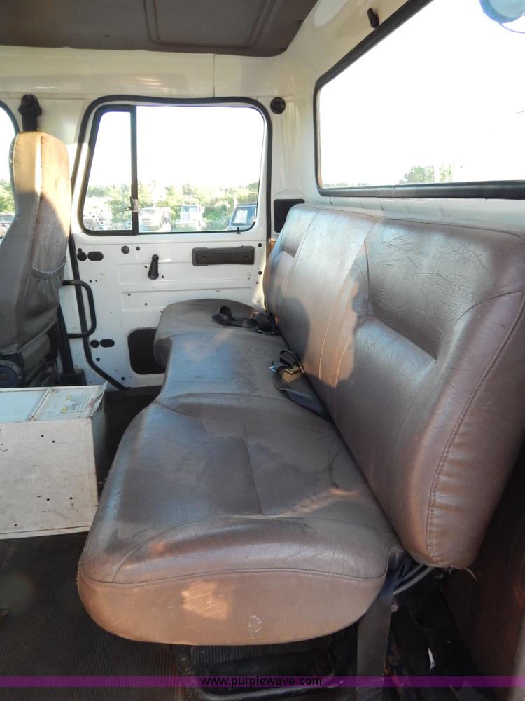 image for item G3221 1999 International 4900 Crew Cab railroad service truck