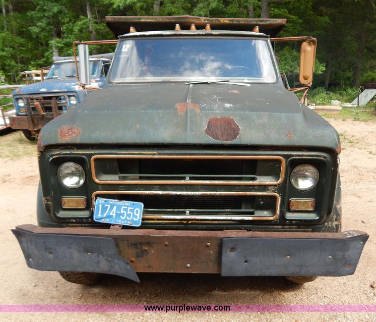 image for item G3227 1971 Chevrolet C50 dump truck