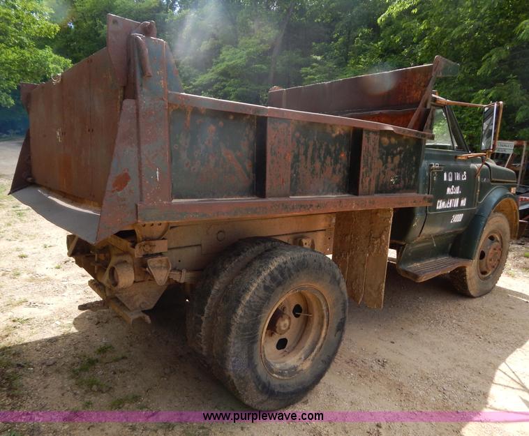 image for item G3227 1971 Chevrolet C50 dump truck
