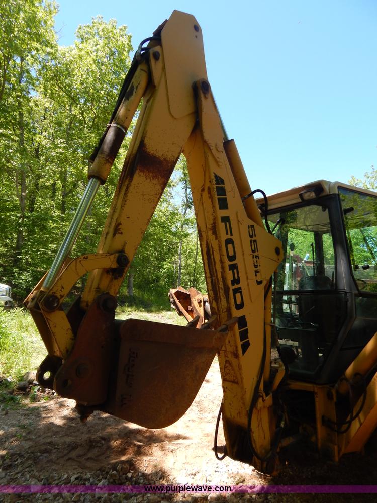 image for item G3228 1995 Ford 555D backhoe
