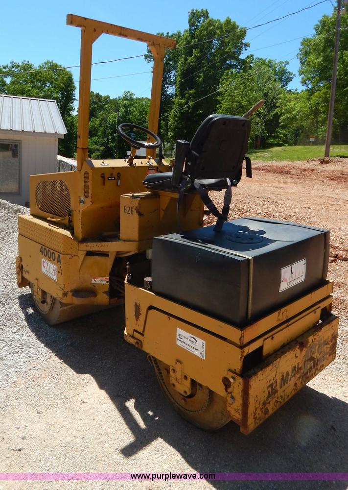 image for item G3229 1994 Mauldin Brothers 4000A double drum vibratory roller