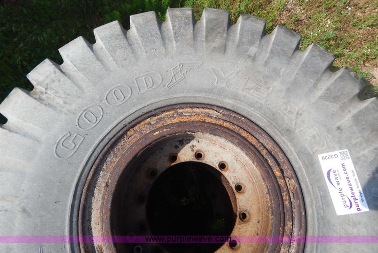 image for item G3230 (4) used 18-25 tires and 12 hole wheels