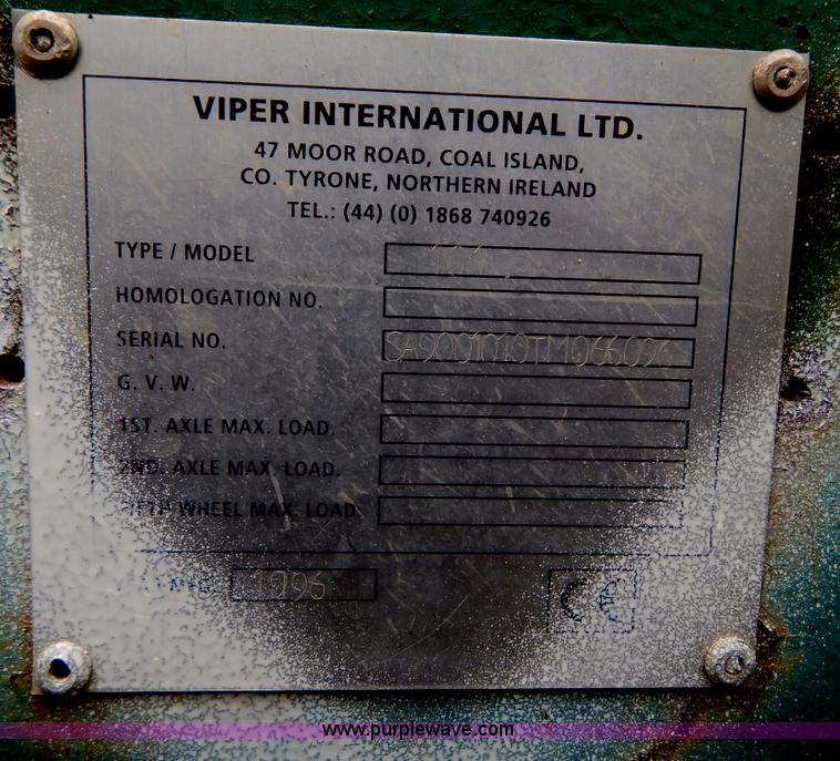 image for item G3232 1996 Viper 101 portable screen plant