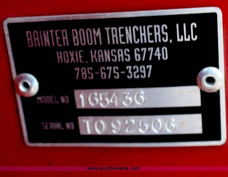 image for item G5156 Bainter boom trencher