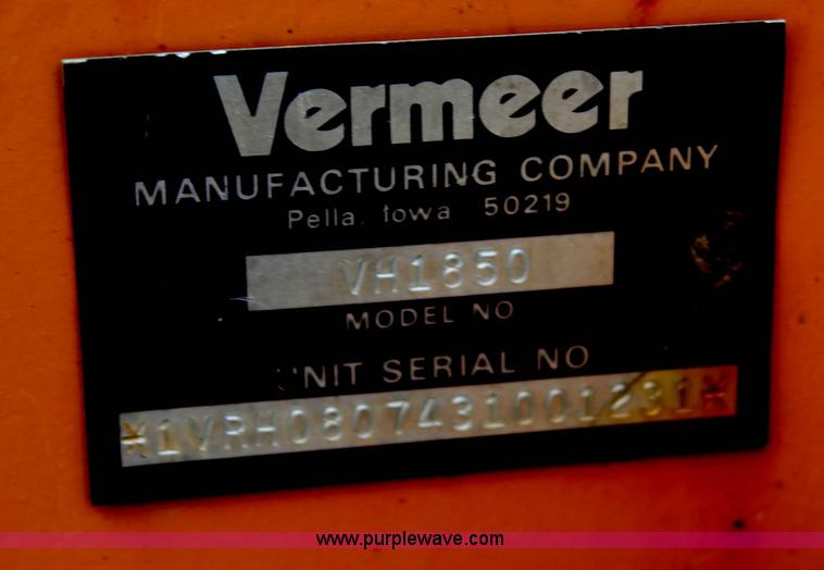 image for item G5159 2003 Vermeer V8550A trencher
