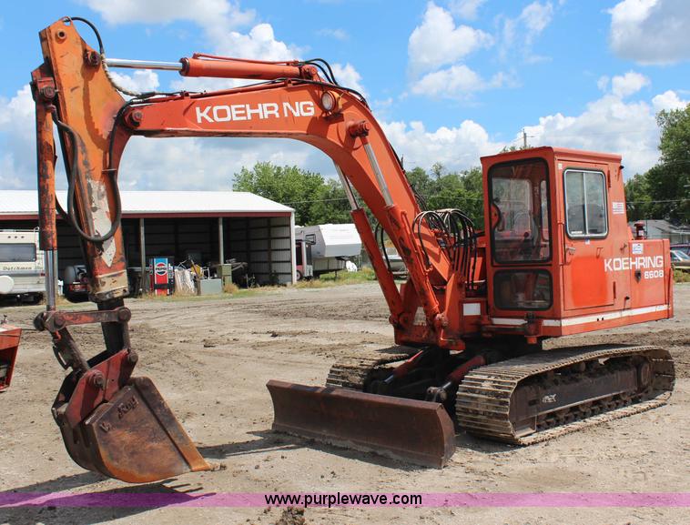 image for item G5160 1988 Koehring 6608 mini excavator