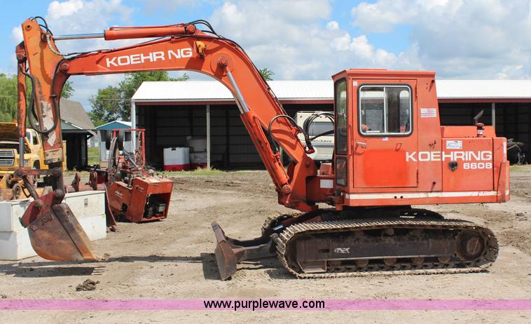 image for item G5160 1988 Koehring 6608 mini excavator