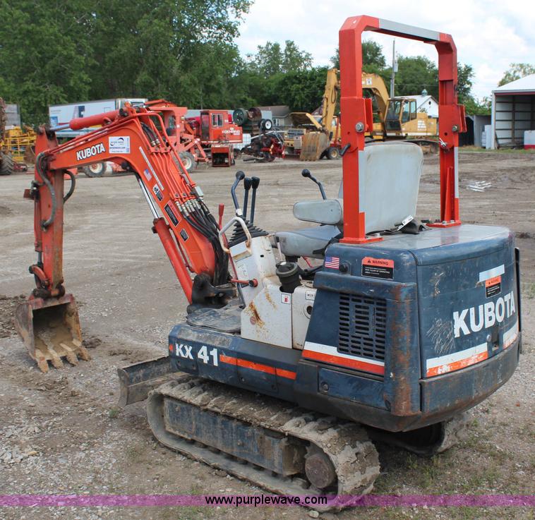 image for item G5166 1995 Kubota KX41 mini excavator