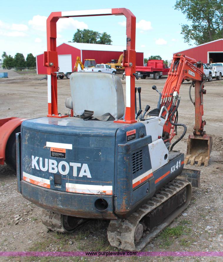 image for item G5166 1995 Kubota KX41 mini excavator