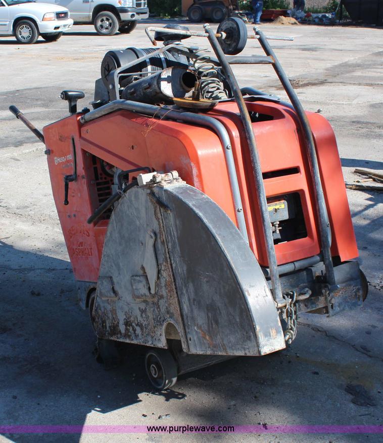 image for item X9344 2010 Husqvarna FS4800D36 pavement saw