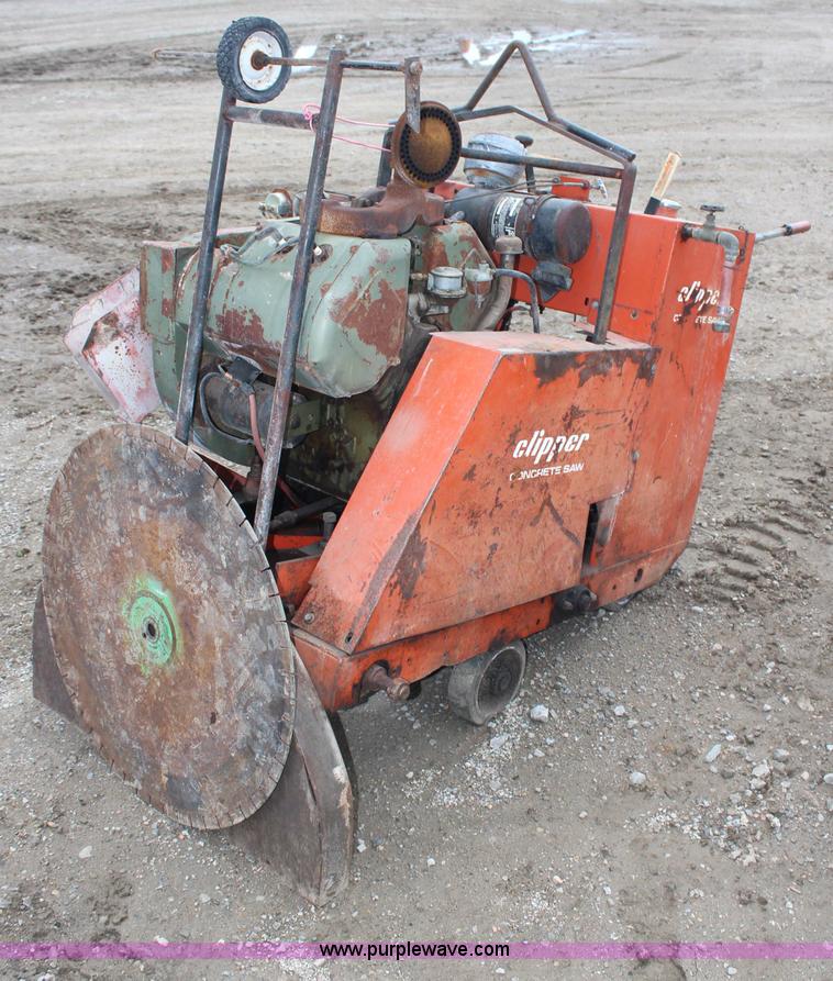 image for item X9373 Clipper C-375-JBT concrete saw