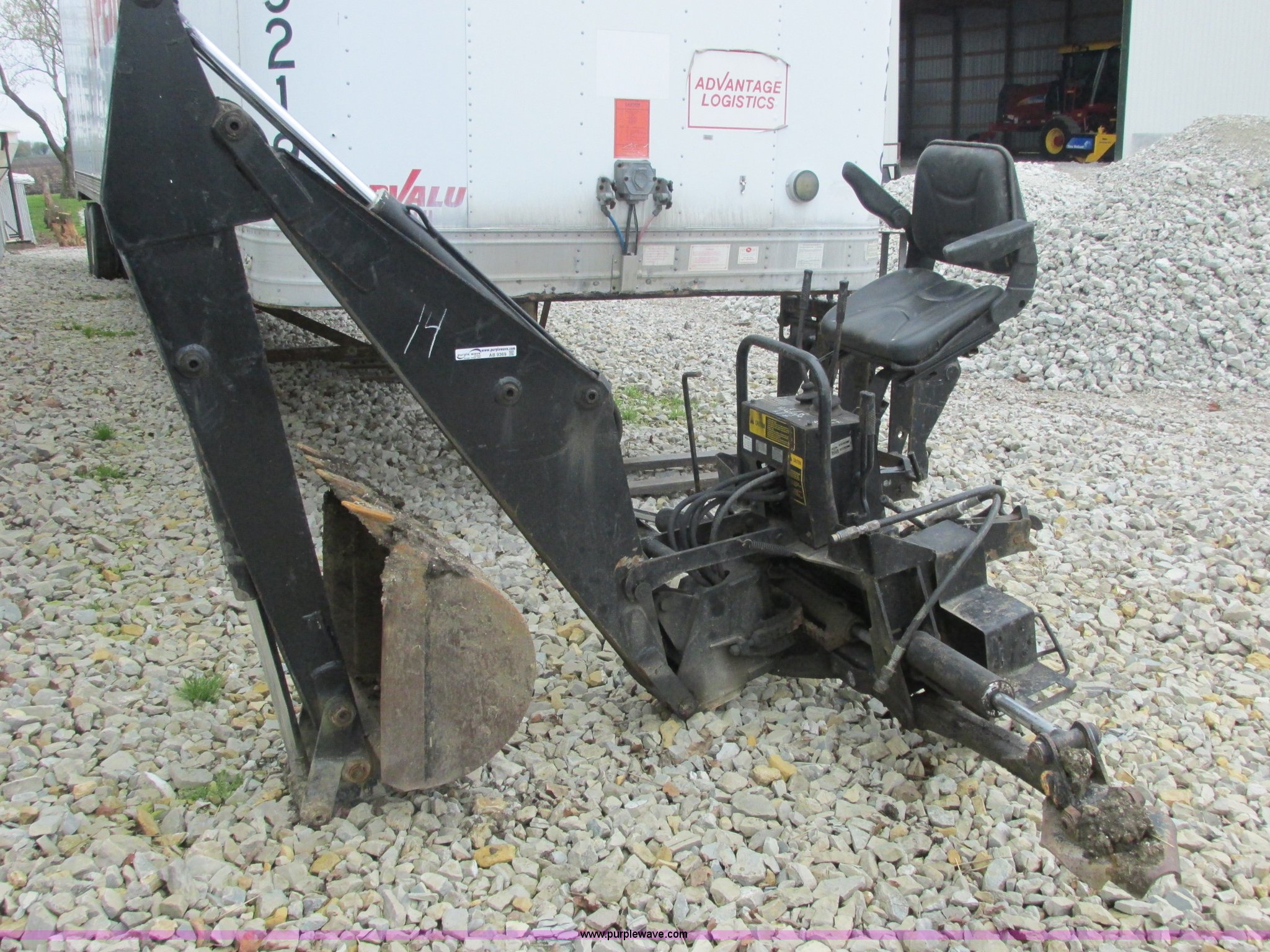 Ford New Holland B124 skid steer backhoe attachment in Oglesby, IL