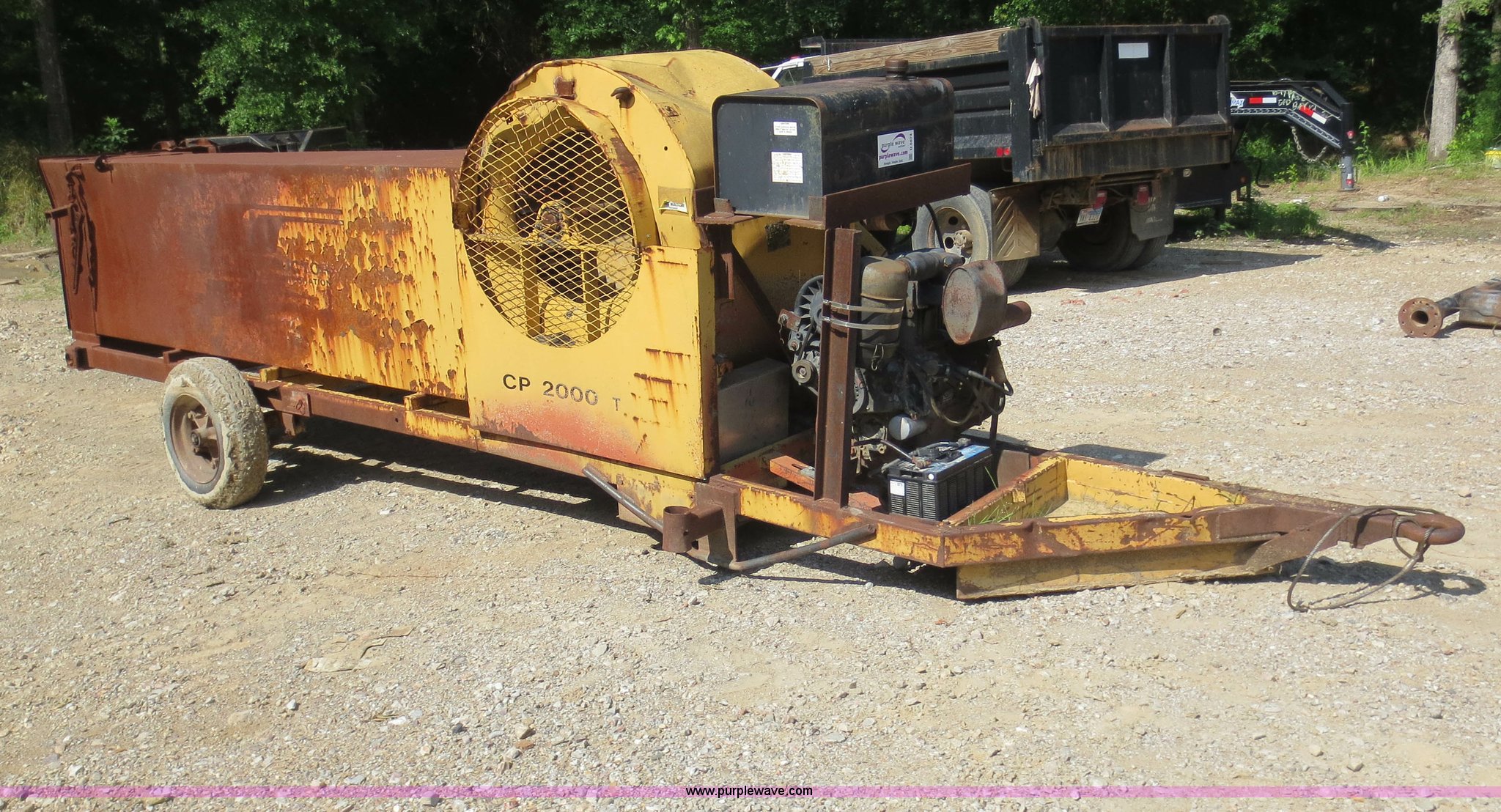 Air Curtain Destroyer CP2000T brush burner in Hot Springs, AR Item