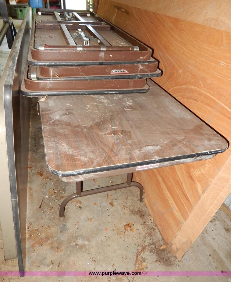 image for item AA9303 Assorted wood folding tables