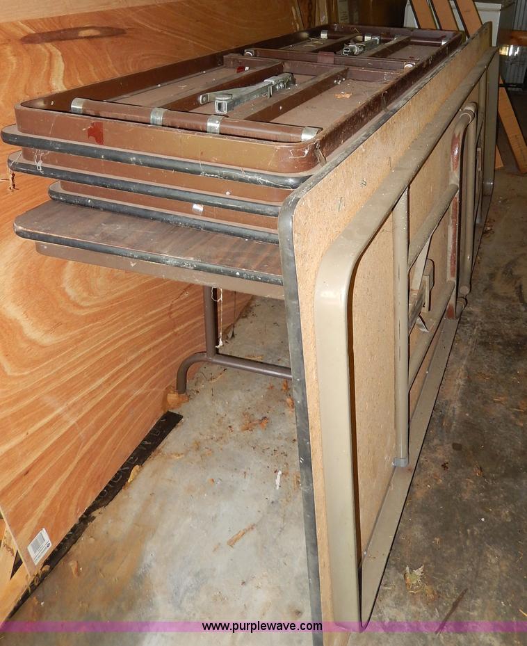 image for item AA9303 Assorted wood folding tables