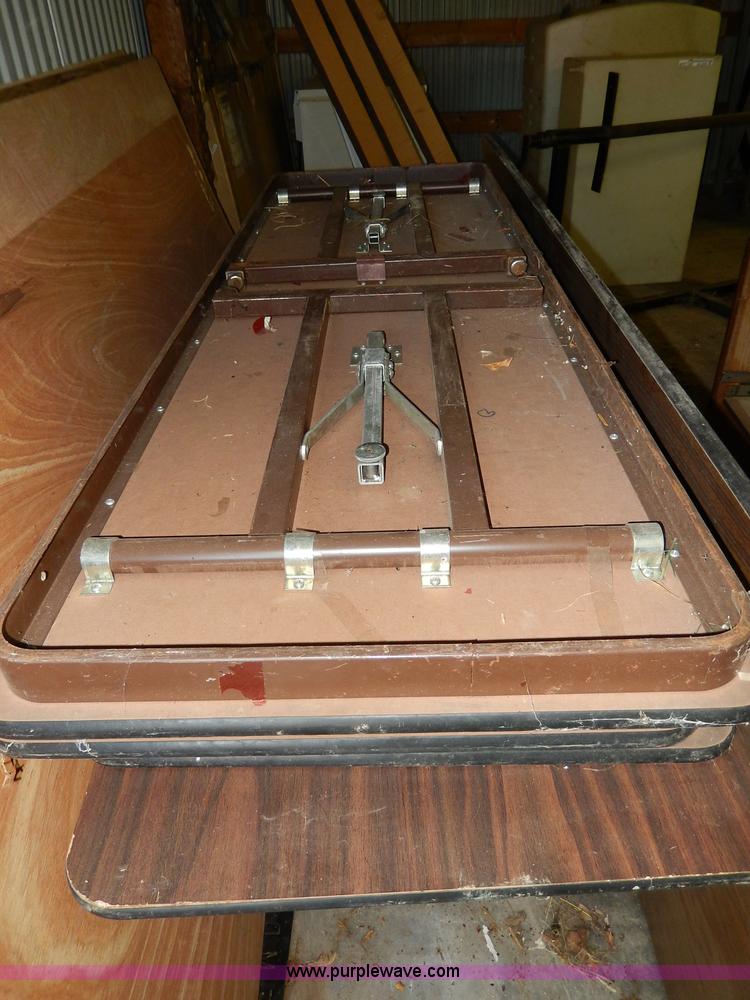 image for item AA9303 Assorted wood folding tables