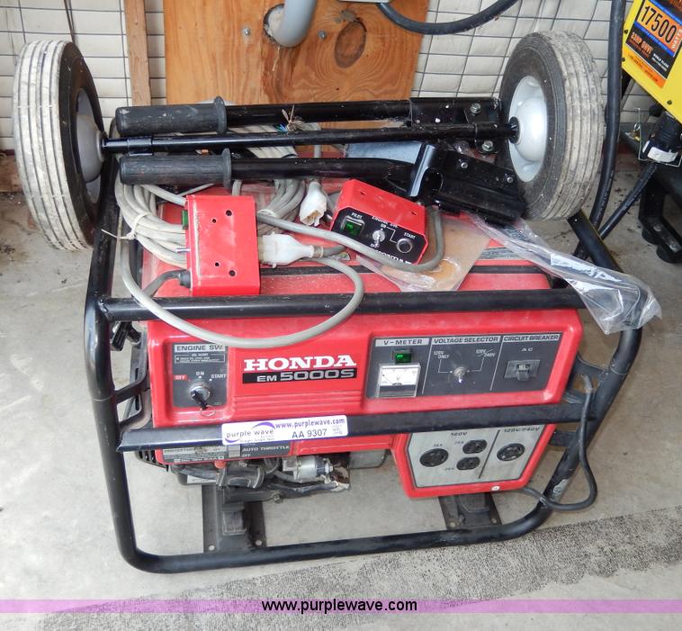 image for item AA9307 Honda EM 5000S generator