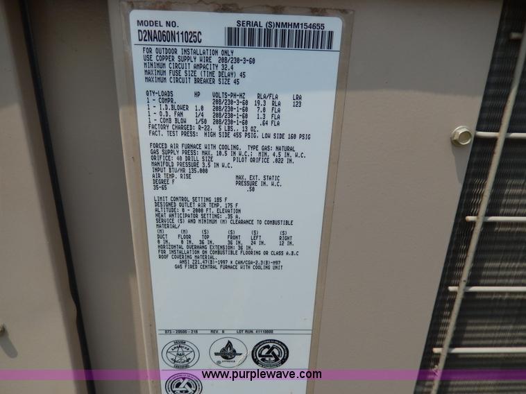 image for item AA9313 York AC/heat unit