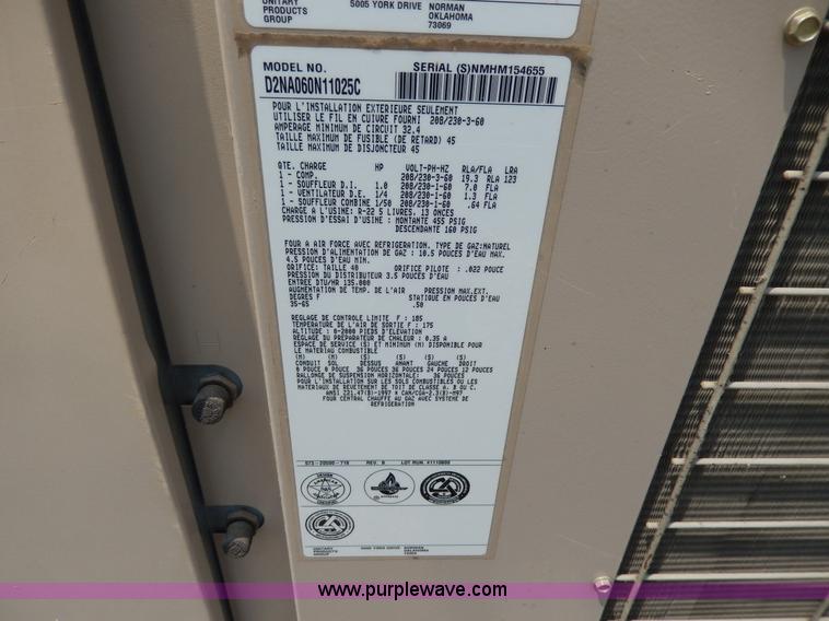 image for item AA9313 York AC/heat unit