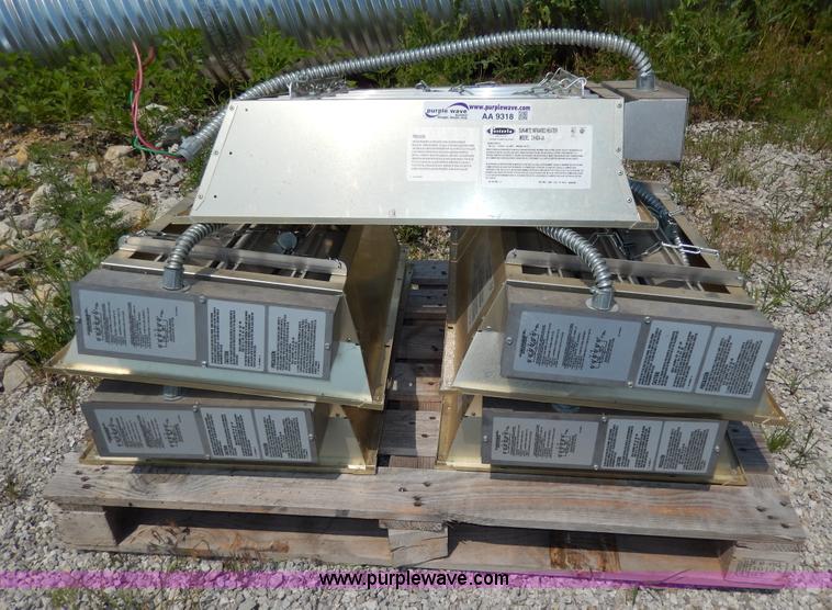 image for item AA9318 (5) Fostoria Sun-Mite infrared heaters