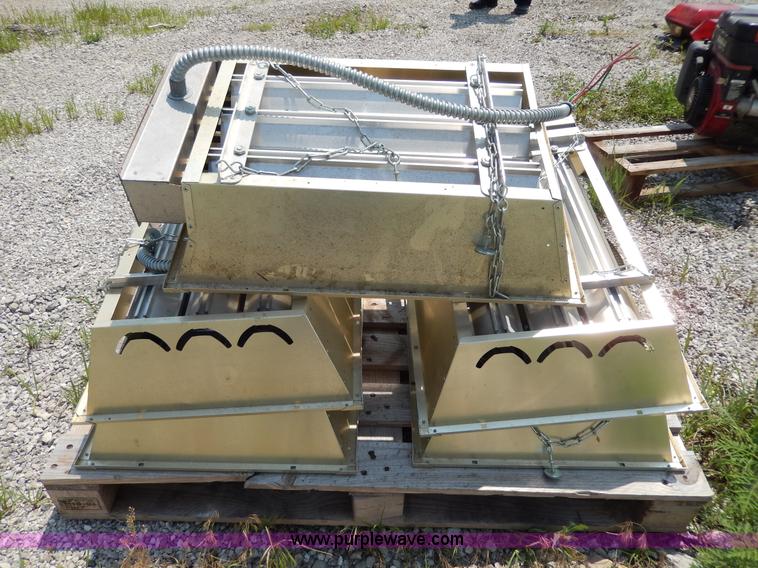 image for item AA9318 (5) Fostoria Sun-Mite infrared heaters