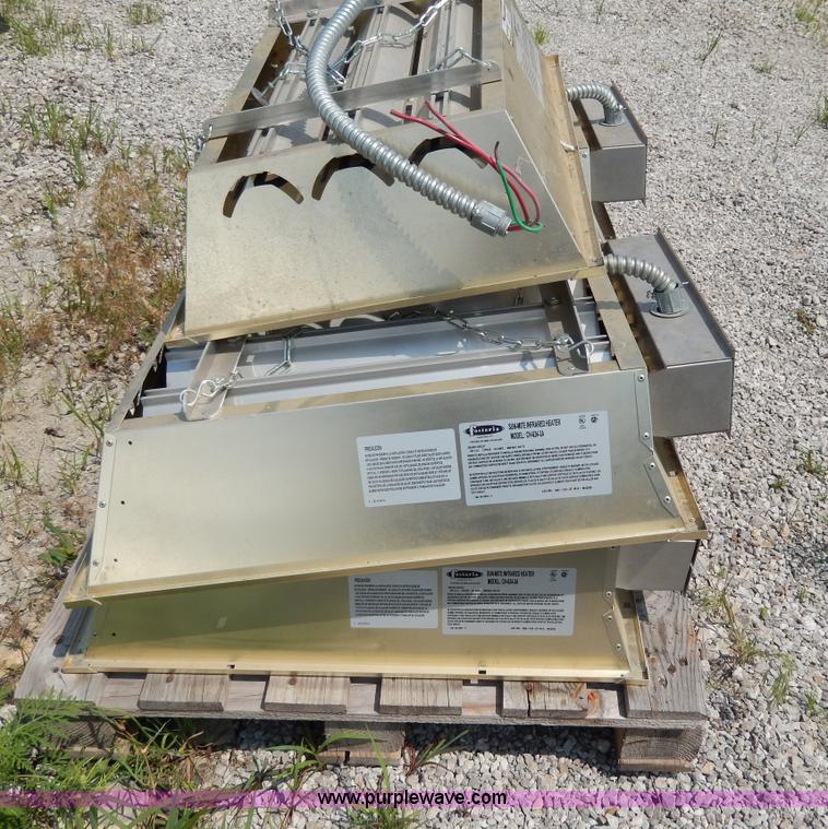image for item AA9318 (5) Fostoria Sun-Mite infrared heaters