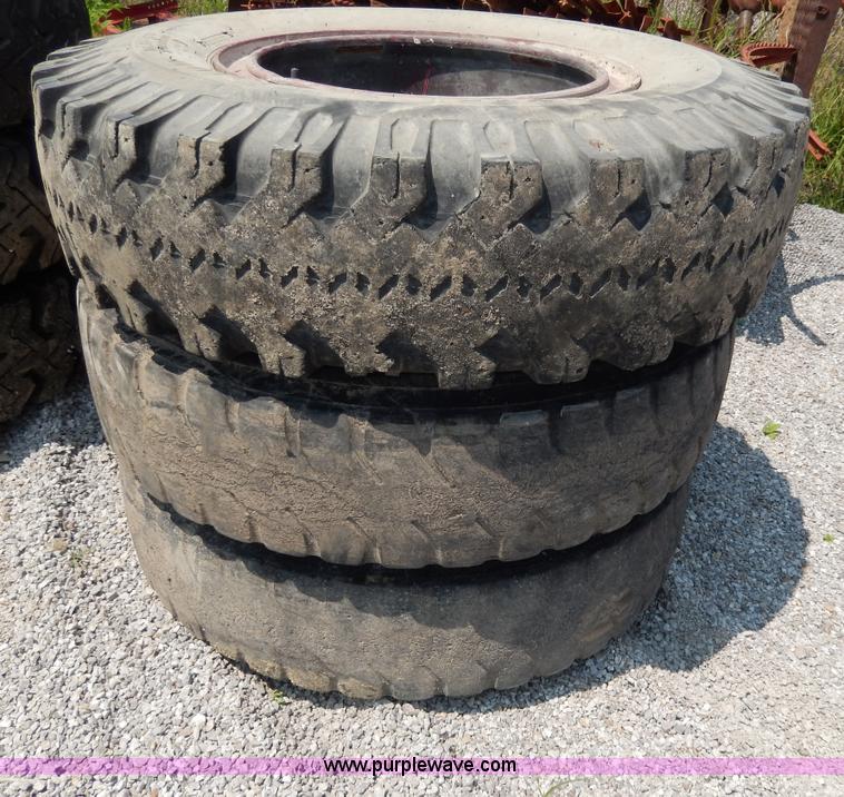 image for item AA9323 (7) 10.00-20 tires and wheels
