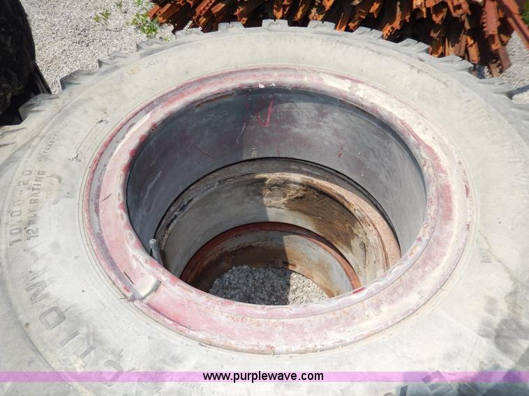 image for item AA9323 (7) 10.00-20 tires and wheels