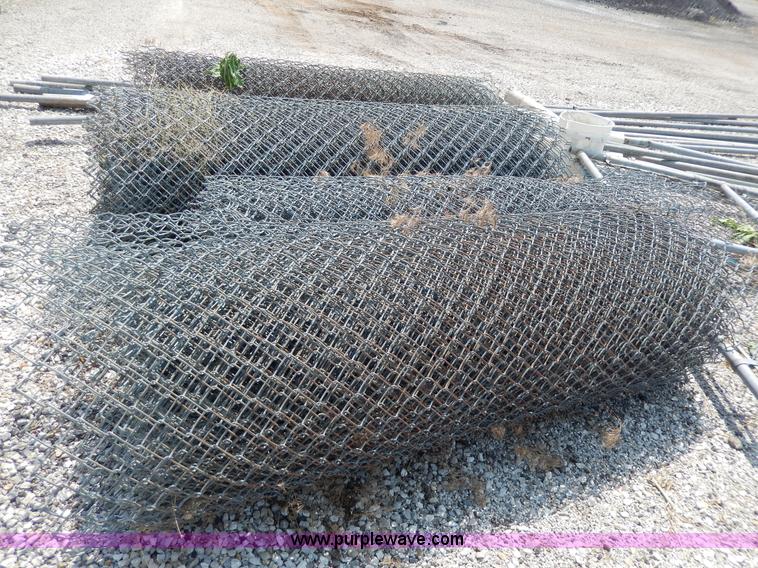 image for item AA9326 Approximately 300' of chain link fencing