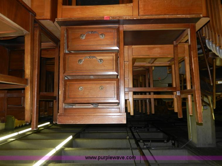 image for item AA9424 (8) wooden student desks