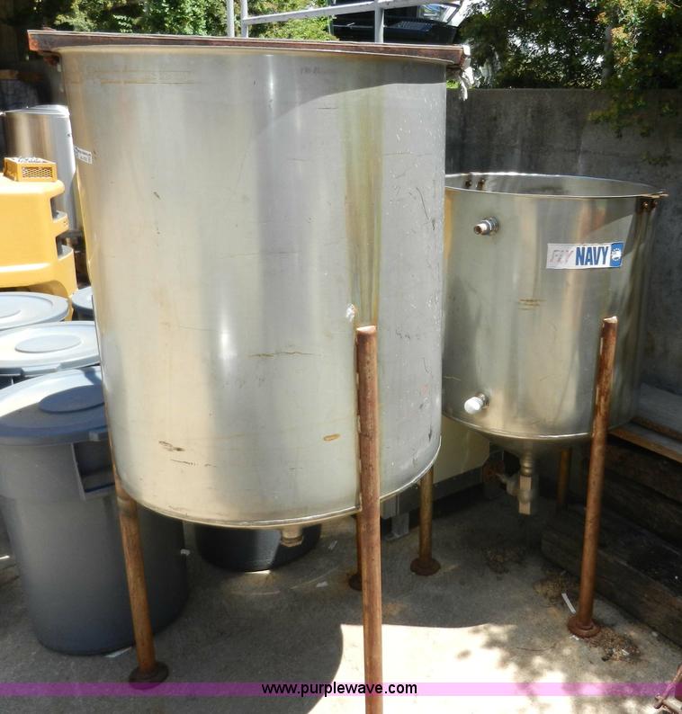 image for item AA9750 (2) stainless steel tanks