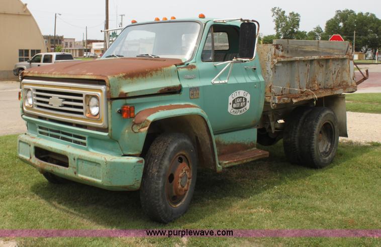 image for item AE9173 1973 Chevrolet C60 dump truck