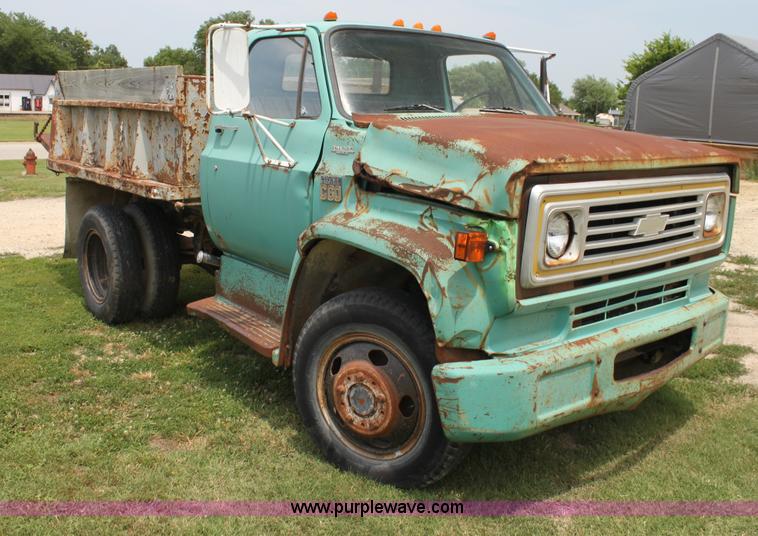 image for item AE9173 1973 Chevrolet C60 dump truck