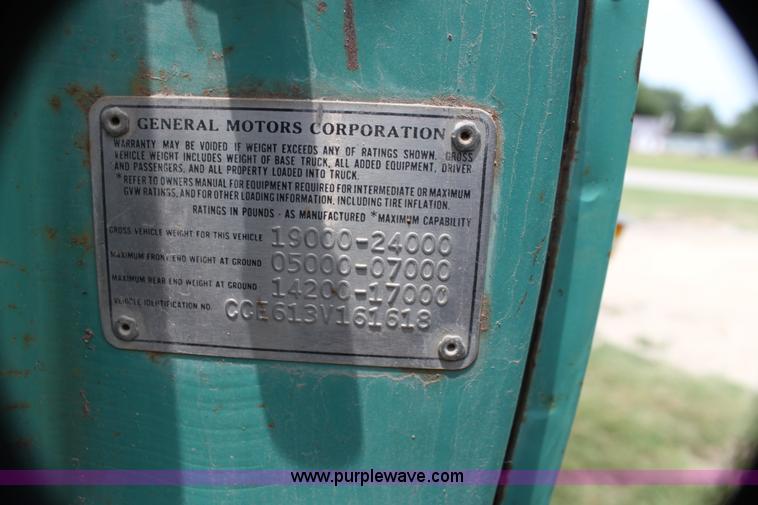 image for item AE9173 1973 Chevrolet C60 dump truck