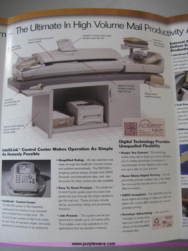 image for item AH9067 Pitney Bowes DM1000 mailing system