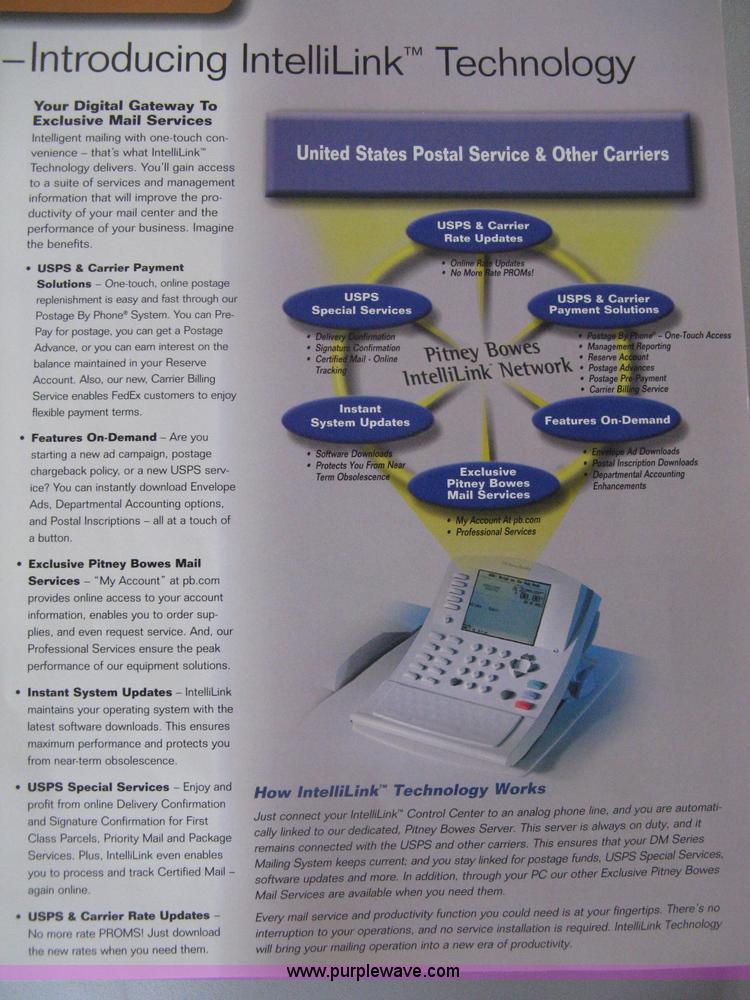 image for item AH9067 Pitney Bowes DM1000 mailing system