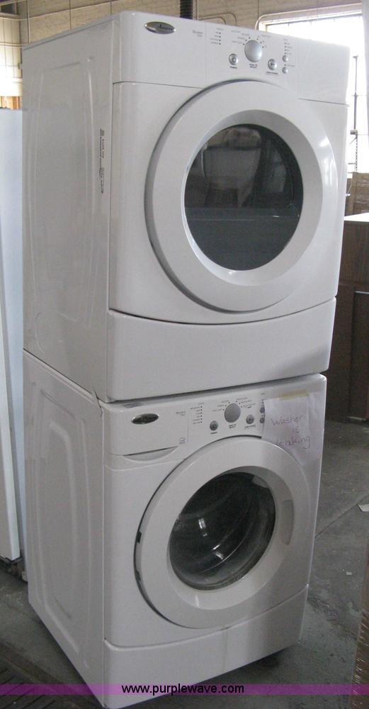 image for item AH9074 Amana Tandem 3300 stacking washer and dryer