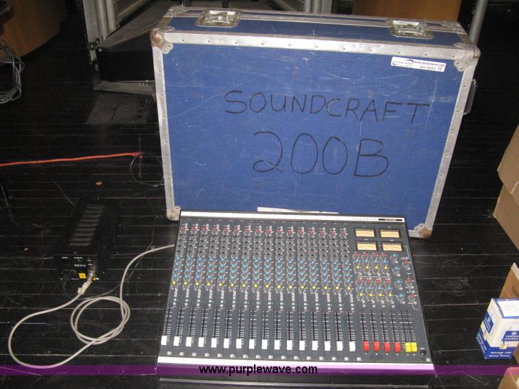 image for item AH9083 Soundcraft 200B audio mixer
