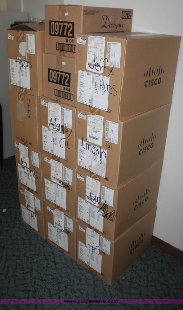 image for item AV9242 (14) boxes of telephones and accessories