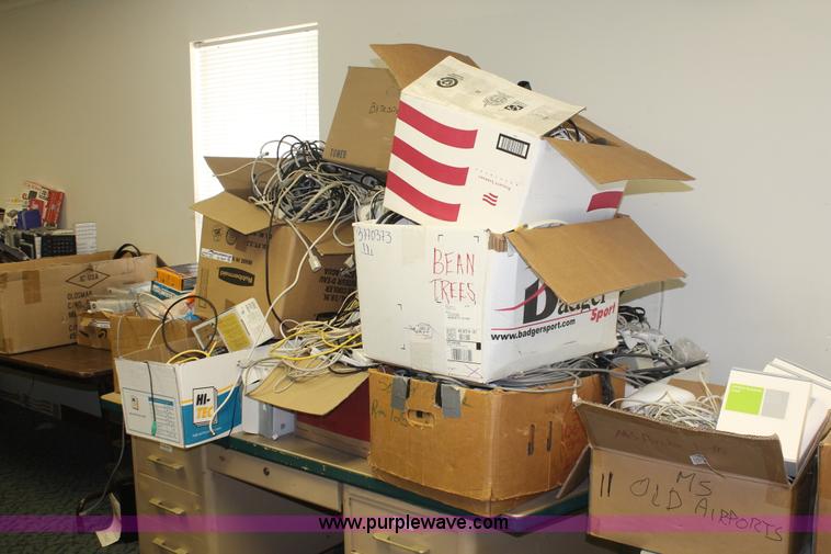 image for item AV9247 Assorted computer cables, wires, and accessories