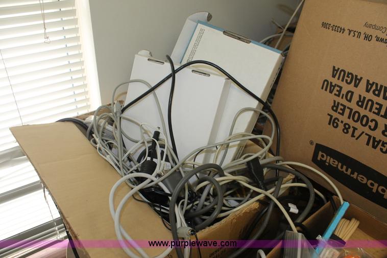 image for item AV9247 Assorted computer cables, wires, and accessories