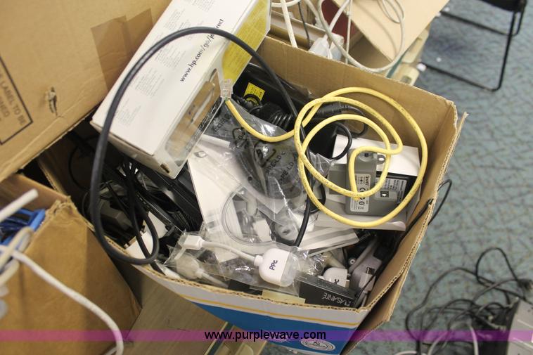 image for item AV9247 Assorted computer cables, wires, and accessories