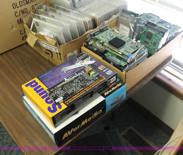 image for item AV9248 Approximately 40 computer hard drives